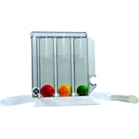 Los mejores  - GIMA ref 33442 Entrenador respiratorio Respirogram- dispositivo para ejercer la respiración por inhalación con base- 3…
